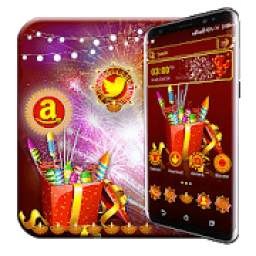 Diwali Crackers Launcher Theme