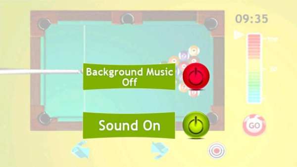 Billiards game screenshot 1