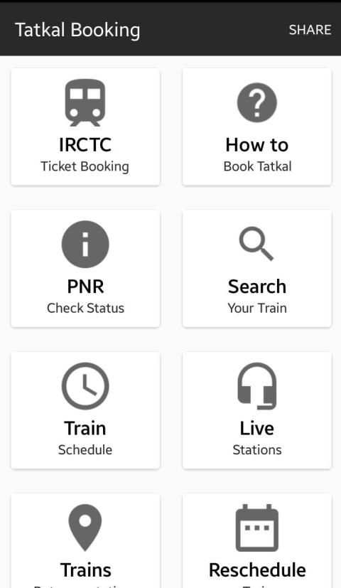 Tatkal Ticket Booking screenshot 2