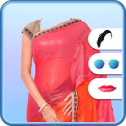 Women Saree Photo Suit : Women Saree Photo Editor