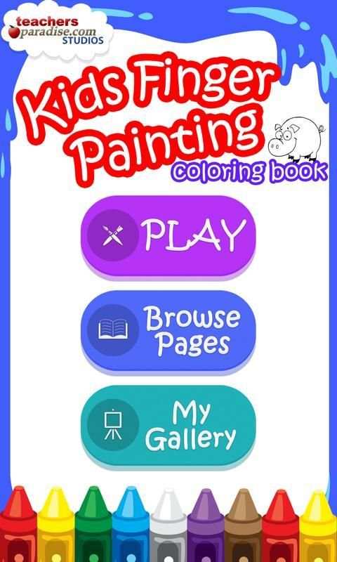 Kids Finger Painting Coloring screenshot 35