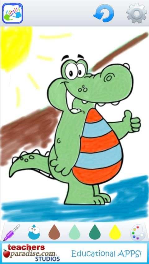 Kids Finger Painting Coloring screenshot 26