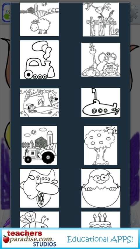 Kids Finger Painting Coloring screenshot 2