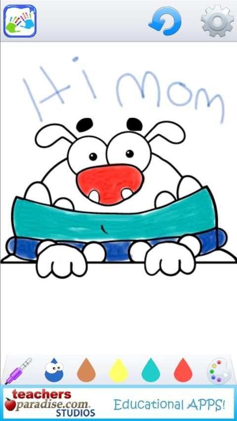 Kids Finger Painting Coloring screenshot 3