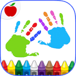 Kids Finger Painting Coloring आइकन