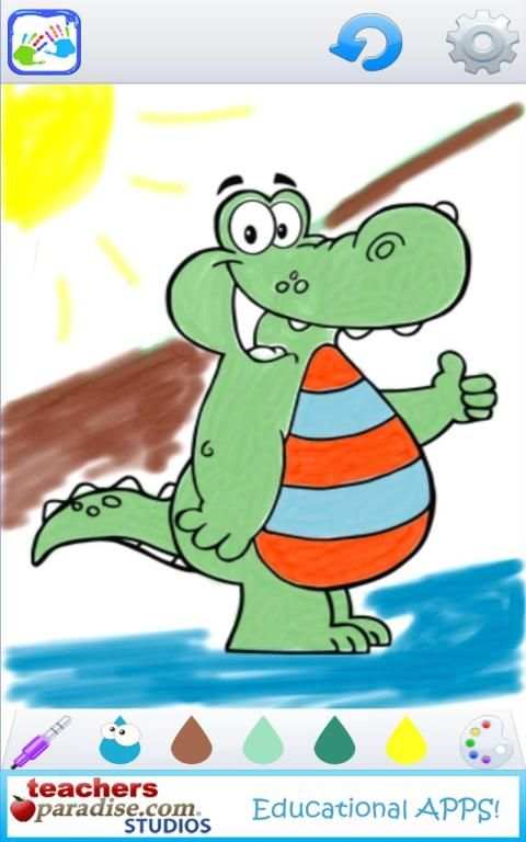 Kids Finger Painting Coloring screenshot 8
