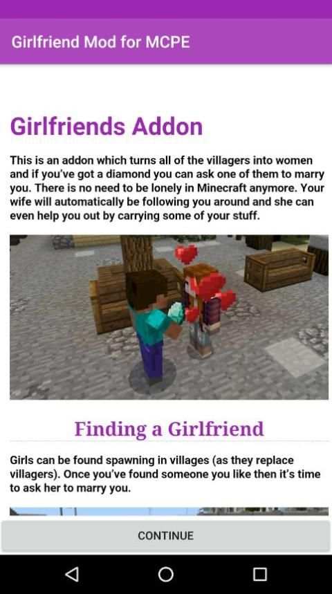 Girlfriend Mod for MCPE screenshot 3