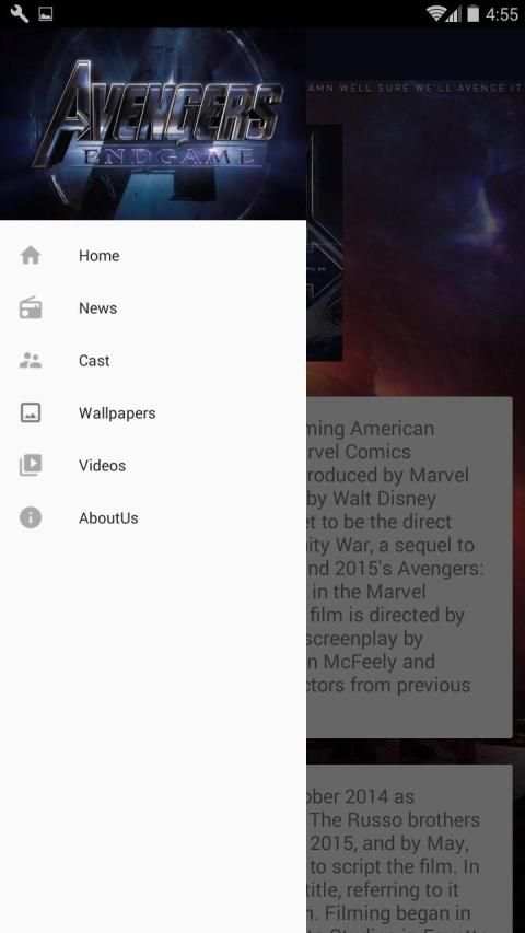 Movie Info Avengers End Game 5 تصوير الشاشة
