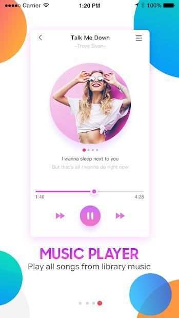 iMusic – Music Player for IOS 12, All Format screenshot 1
