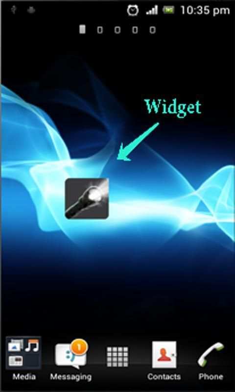 Power Button FlashLight screenshot 1