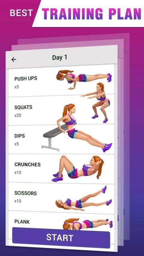 Fat Burning Workout - Belly Fat Workouts for Women screenshot 6