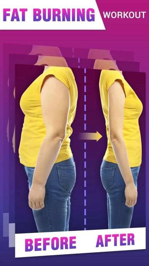 Fat Burning Workout - Belly Fat Workouts for Women screenshot 1