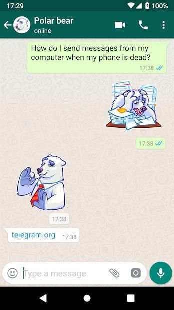 WhatsApp Stickers - Telegram स्क्रीनशॉट 1