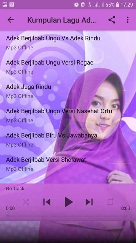 Adek Berjilbab Ungu screenshot 4