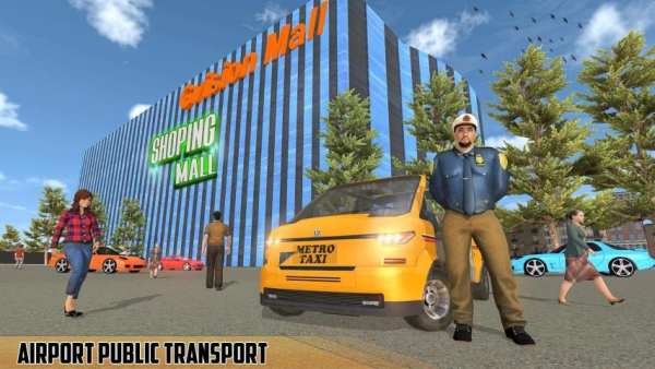 City Traffic Taxi Car Driving screenshot 5