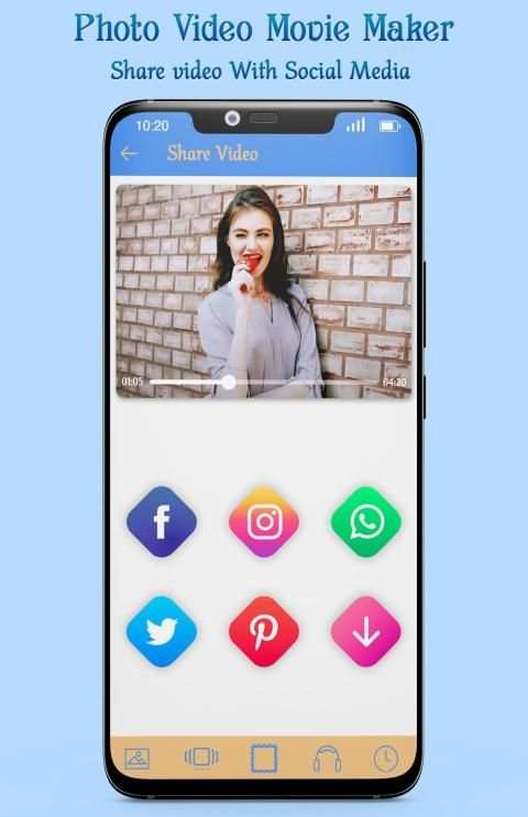 Photo Video Movie Maker With Music स्क्रीनशॉट 1