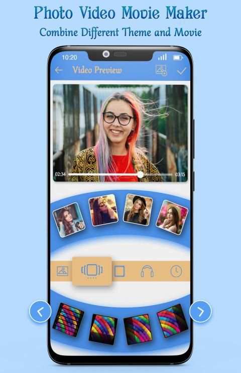 Photo Video Movie Maker With Music स्क्रीनशॉट 9