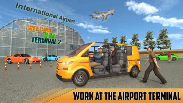 City Traffic Taxi Car Driving screenshot 4