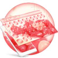 Sweet Pink Love Candy Keyboard