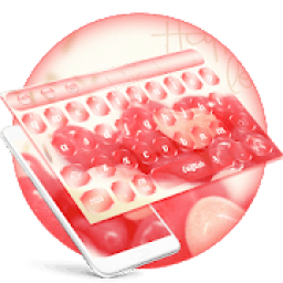 Sweet Pink Love Candy Keyboard आइकन