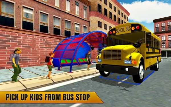 City School Bus Coach Simulator 2018 स्क्रीनशॉट 4