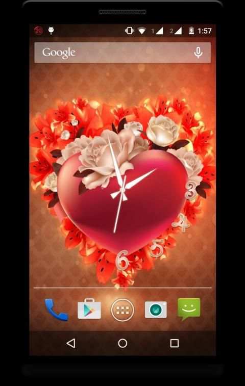 Heart Clock Live Wallpaper screenshot 7