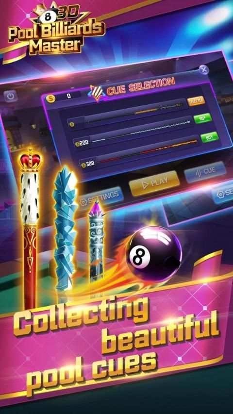 3D Billiards Master स्क्रीनशॉट 1