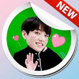 Stickers for whatsapp kpop - WAStickerApps Pro आइकन