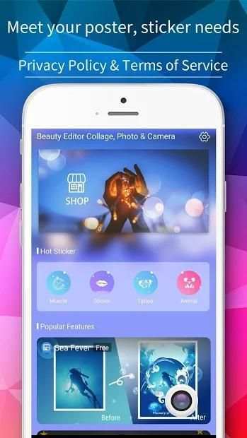Beauty Editor Collage,Photo & Camera screenshot 7