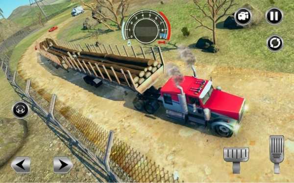 Road Train Truck Driving Sim: Long Trailer Cargo स्क्रीनशॉट 11