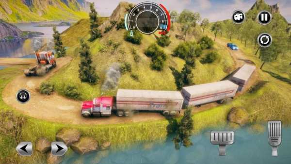 Road Train Truck Driving Sim: Long Trailer Cargo स्क्रीनशॉट 8