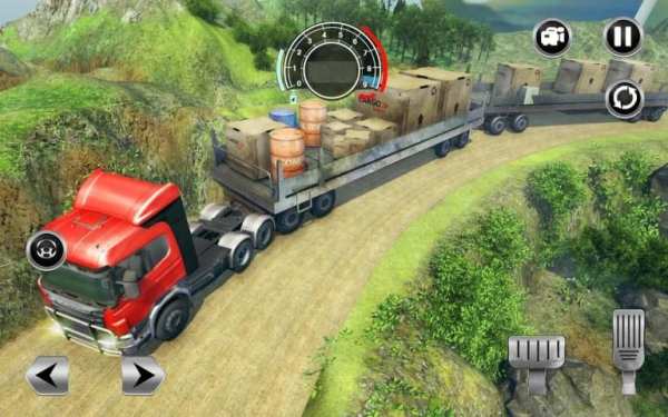 Road Train Truck Driving Sim: Long Trailer Cargo स्क्रीनशॉट 10