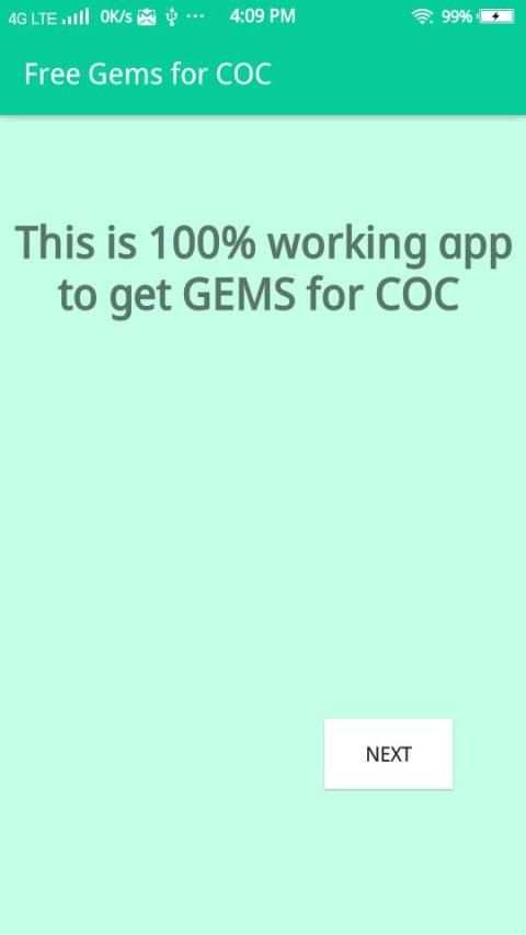 Free Gems downloads for COC screenshot 2