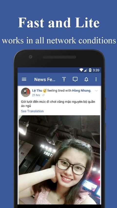 Mini Messenger for Facebook स्क्रीनशॉट 2
