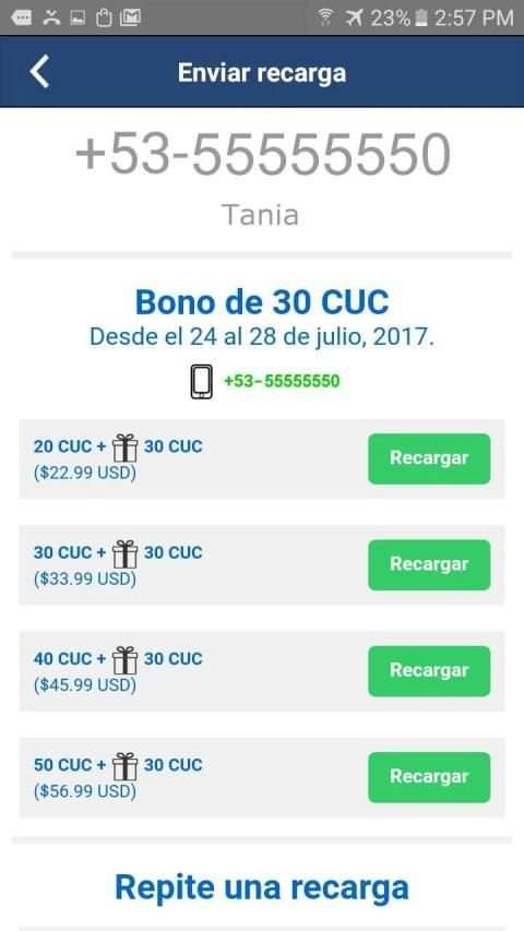 CubaMessenger screenshot 2