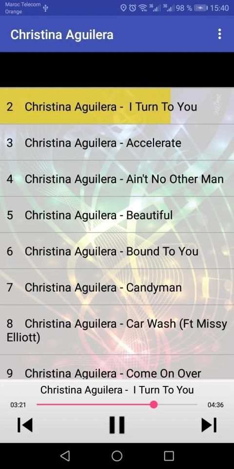 Christina Aguilera Songs screenshot 3