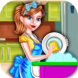 School Girl House Cleanup Challenge icon