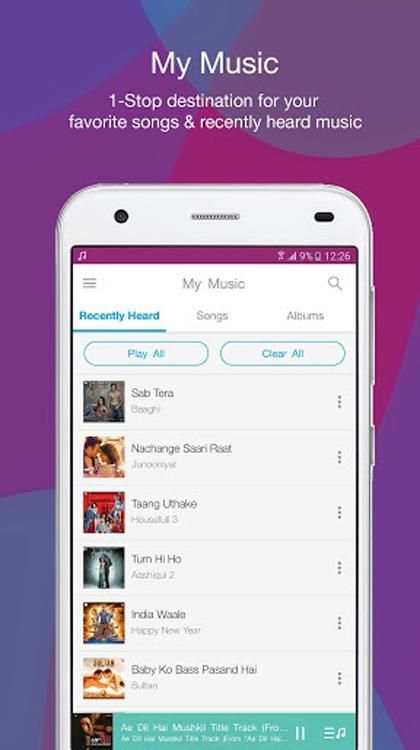 Jio Music - Live Music On स्क्रीनशॉट 1
