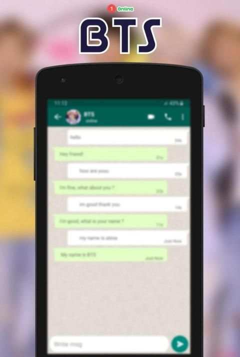 Chat Talk With BTS screenshot 3