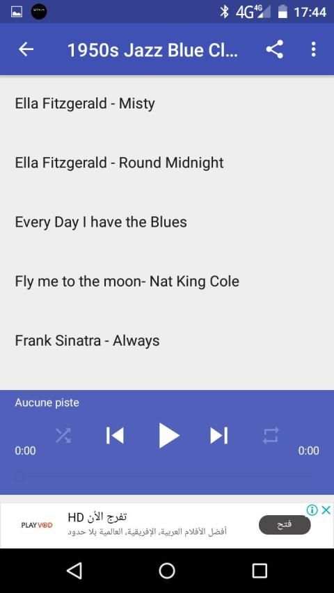 1950'S JAZZ Blue Classy (Without Internet) screenshot 3