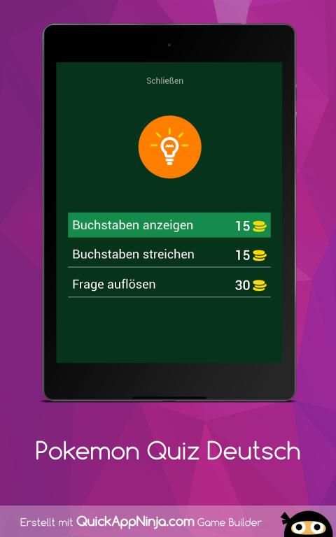 Pokemon Quiz Deutsch screenshot 8