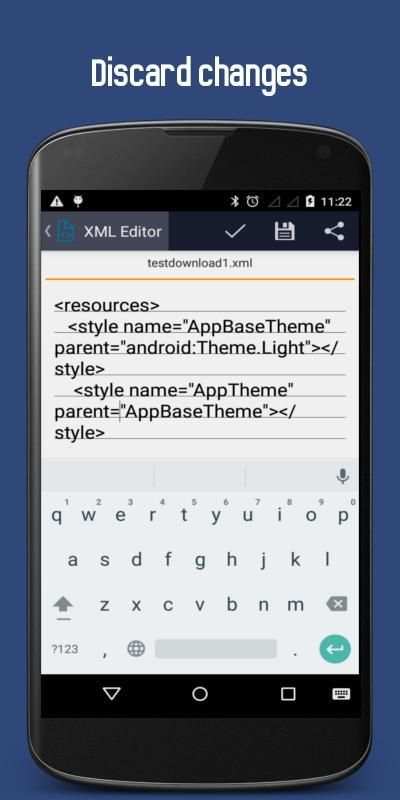 XML Editor स्क्रीनशॉट 5