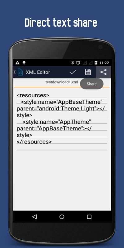 XML Editor स्क्रीनशॉट 2