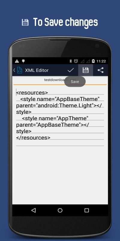 XML Editor स्क्रीनशॉट 3