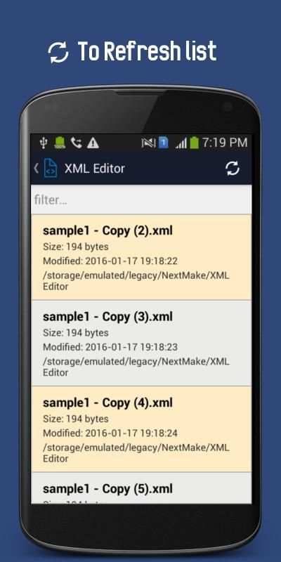 XML Editor स्क्रीनशॉट 6