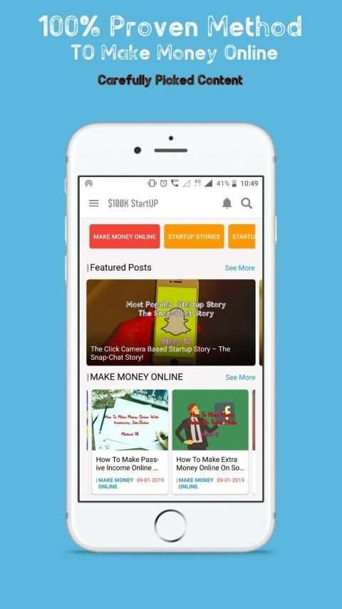 $100k StartUP - Make Money Online screenshot 6