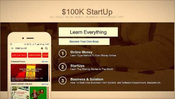 $100k StartUP - Make Money Online screenshot 1