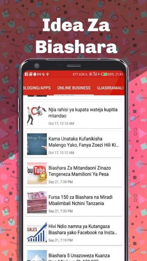 Mawazo ya Biashara скриншот 3