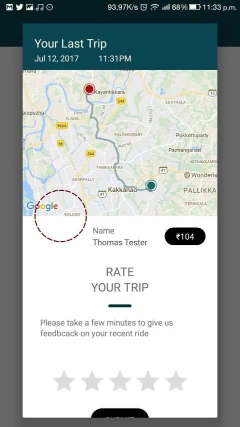 OLO CABS screenshot 4