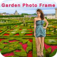 Garden Photo Frame : Cut Paste Photo Editor